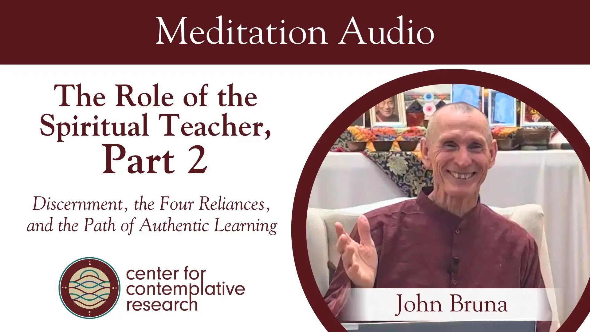 Ghatika Monthly (Meditation Audio): Body Scan and Mindfulness of Breathing 4 with John Bruna 136 Gm April 2025 Meditation Thumbnail