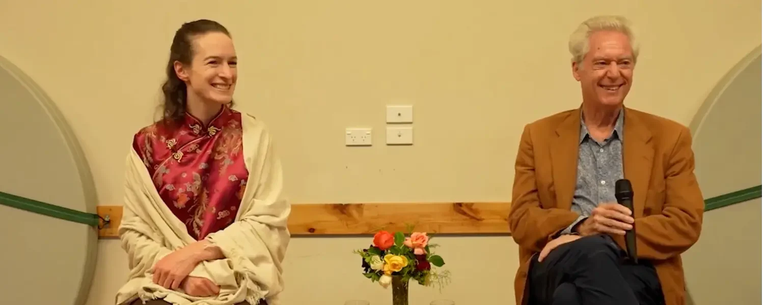 Dr. Eva Natanya And Dr. B. Alan Wallace Speaking About The Ccr’s Mission In Murchison, New Zealand